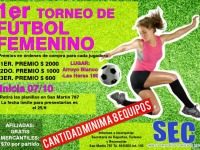 Primer torneo de Ftbol femenino del SEC Tandil